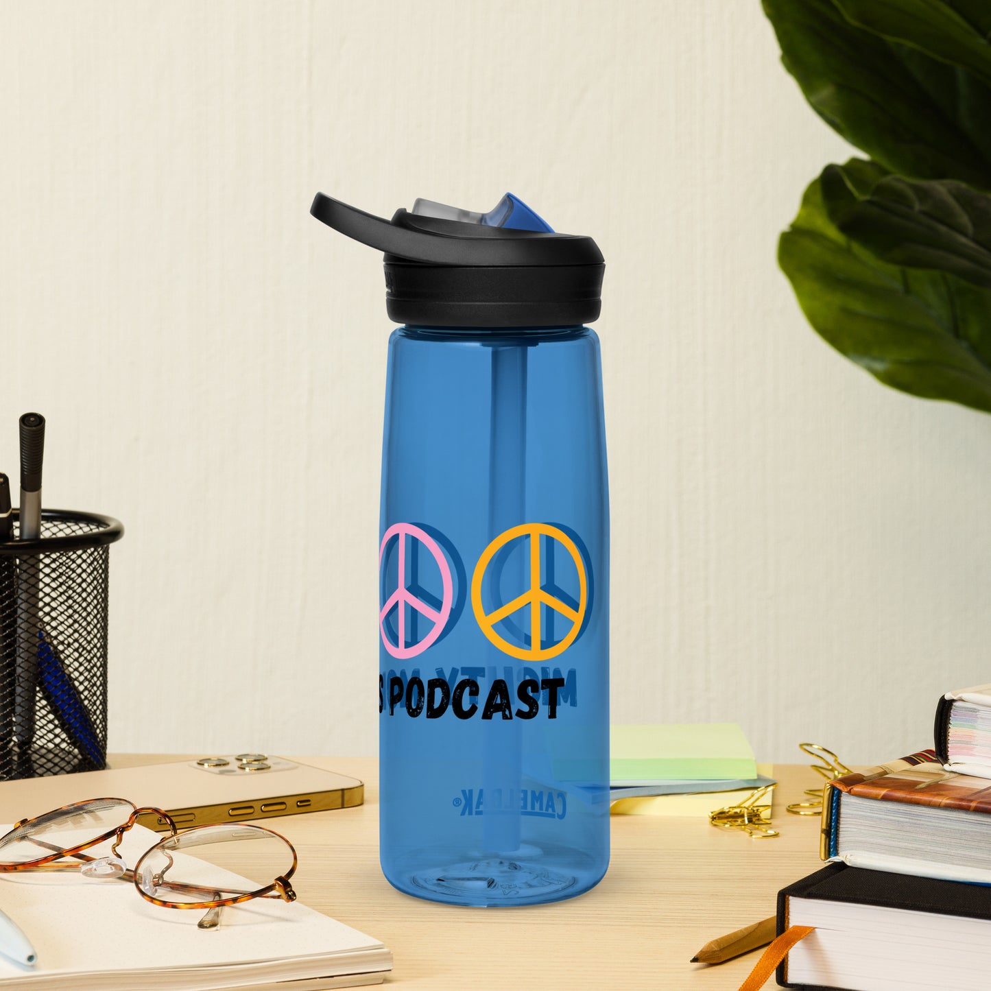 MM Peace Be with You Sports water bottle